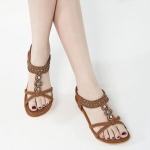 Alicegana - Sandalias planas para mujer