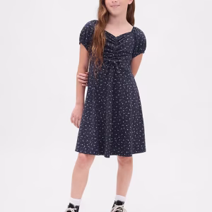 Vestido azul para niña